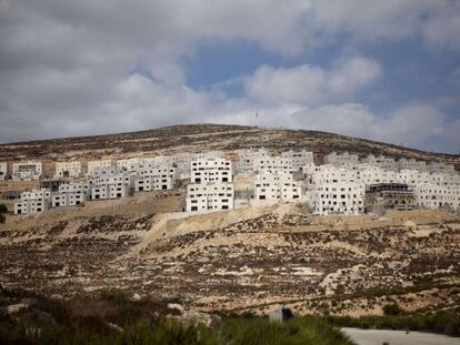 El asentamiento judío de Givat Zeev en Cisjordania.