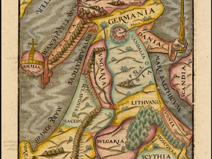 Reina Europa, de Sebastian Münster.