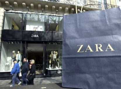 Una de las tiendas de la cadena Zara en París.