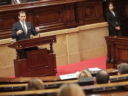 Albert Rivera, presidente de Ciutadans.