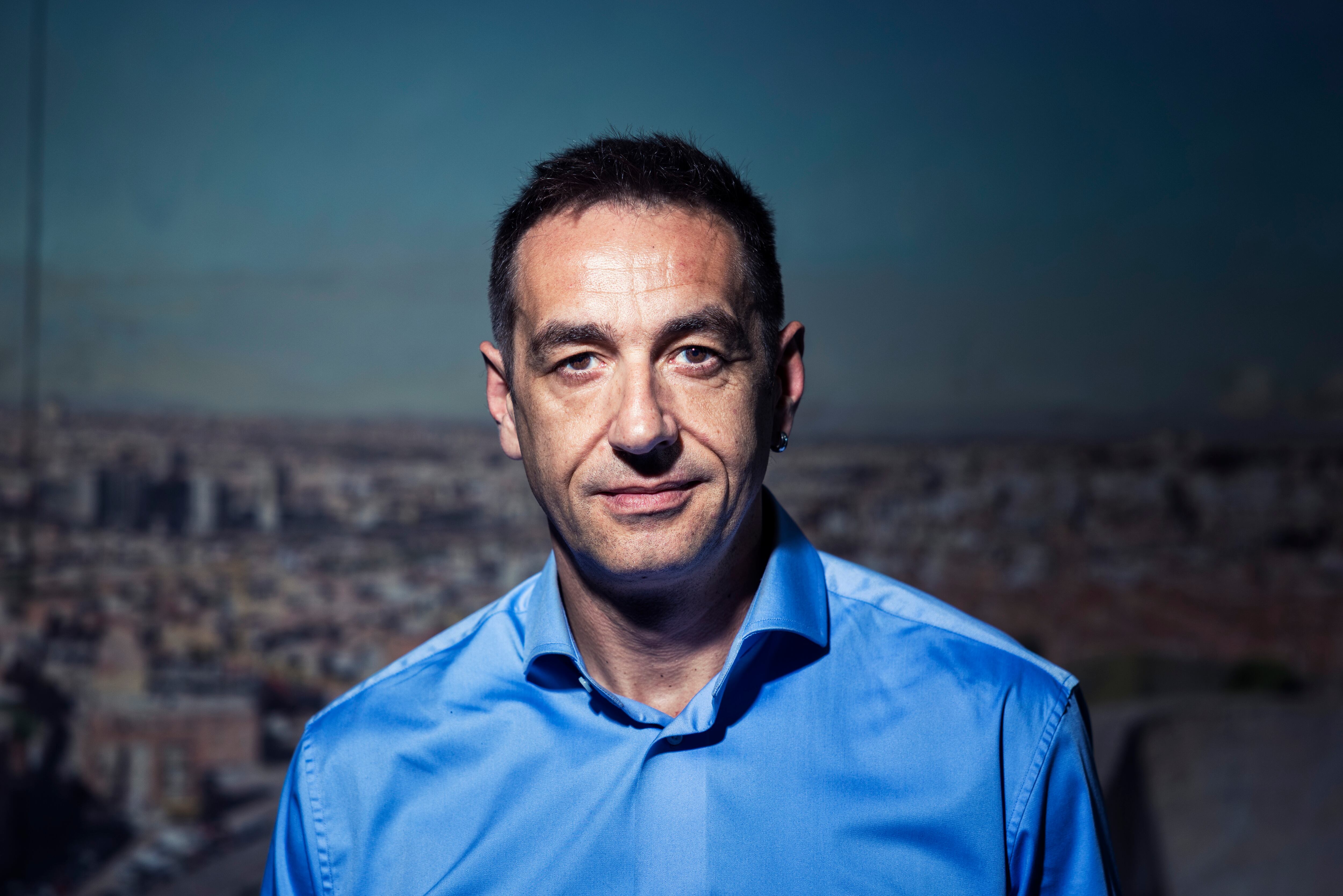 Emilio Delgado, este jueves en la Asamblea de Madrid. 