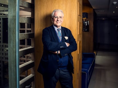 José Luis Zoreda, vicepresidente de Exceltur, durante la entrevista en Madrid.