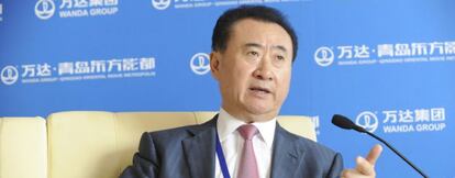 El  magnate chino, Wang Jianlin. 