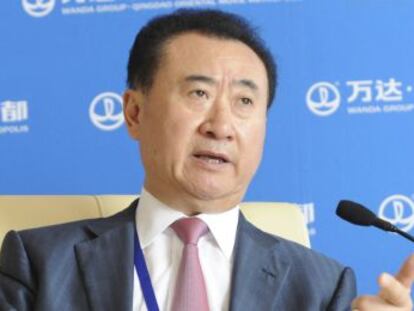 El  magnate chino, Wang Jianlin. 