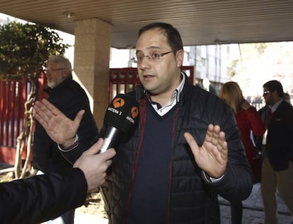 El secretario de Organización del PSOE, César Luena.