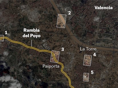 ¿Cómo quedó la zona cero de la dana? Así se ve en las imágenes satelitales más detalladas