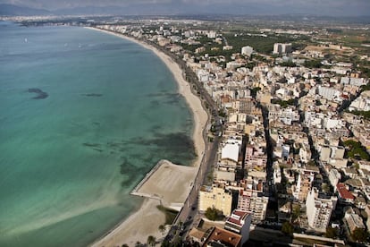 Aerial view of Palma de Mallorca.