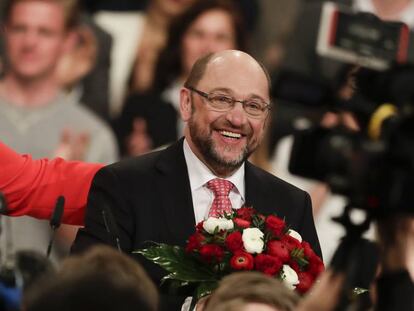 Martin Schulz, elegido candidato del SPD.