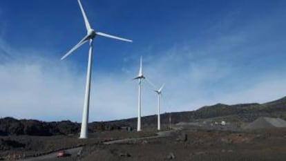 Parque eólico de Fuencaliente (La Palma), de Endesa.