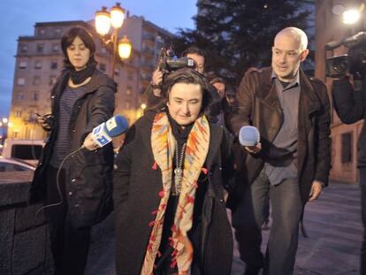 Una de las testigos, tras declarar ante el juez el pasado martes