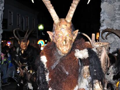 Krampus es una antigua tradición pagana germánica, extendida por toda la geografía alpina.