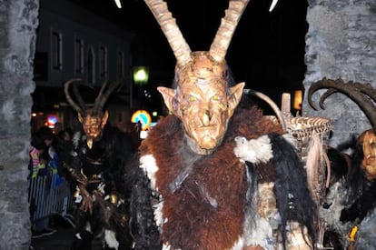 Krampus es una antigua tradición pagana germánica, extendida por toda la geografía alpina.