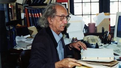 El profesor Miguel Civil Desveus en Chicago.