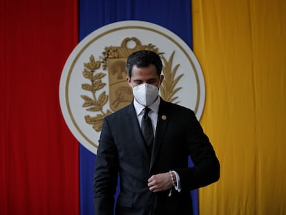 El líder opositor, Juan Guaidó, asiste a una sesión de la Asamblea Nacional en Caracas, el pasado 15 de diciembre.