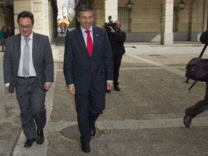 Los fiscales Juan Enrique Egocheaga y Manuel Fern&aacute;ndez. 
