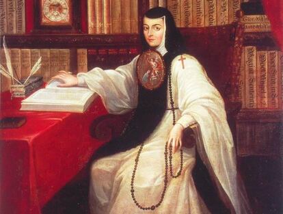 Retrat de Sor Juana Inés de la Cruz, per Miguel Cabrera.