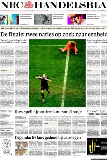 Portada del NRC Handelsblad.