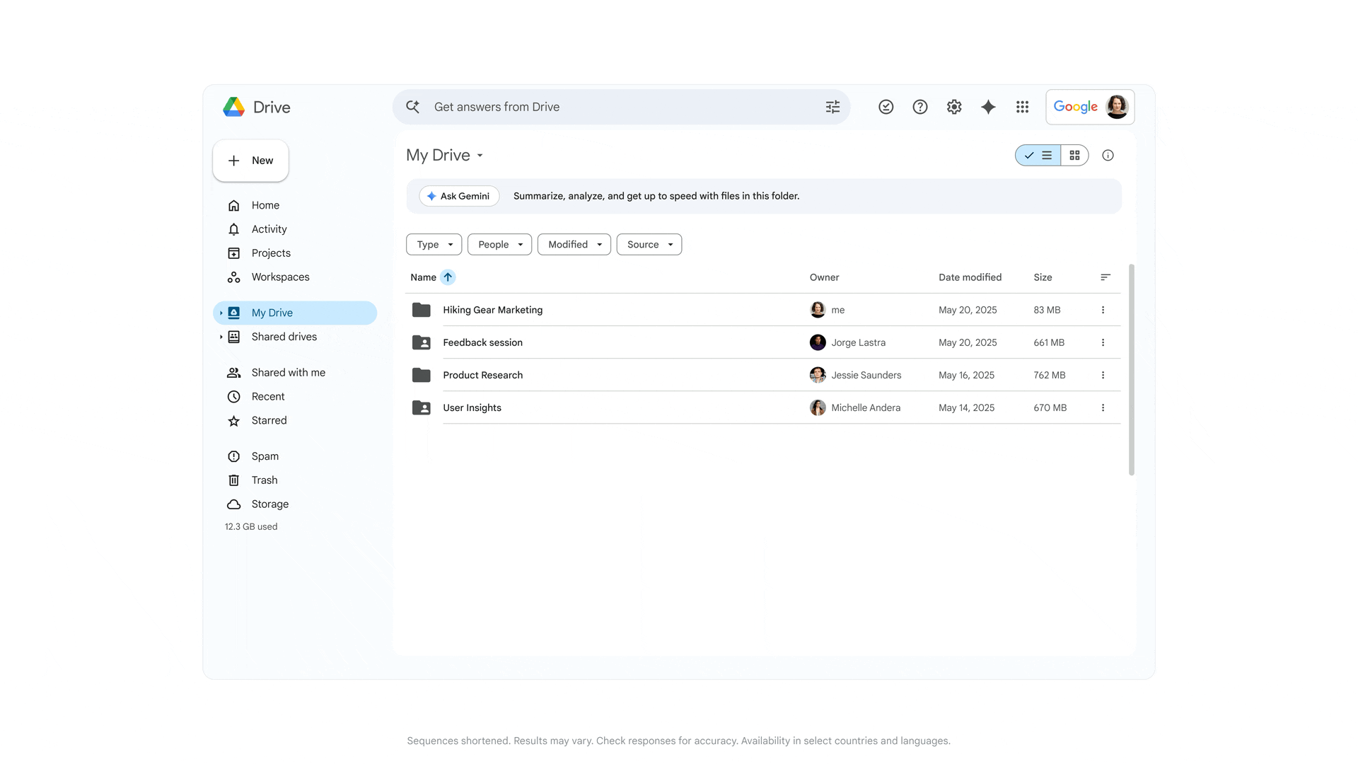 Nuevas opciones de Google con Gemini en sus herramientas de trabajo