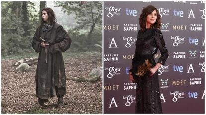 La actriz británica de padres españoles Natalia Tena (Londres, 32 años) interpretó a Osha, la salvaje que ayuda a los pequeños Stark en su huida de Invernalia. Además, también fue la auror Nymphadora Tonks en la saga de Harry Potter o Alex en la película '10.000 km'. Por si fuera poco, también canta y toca el acordeón en Molotov Jukebox, el grupo que formó con su novio, Sam Apley.