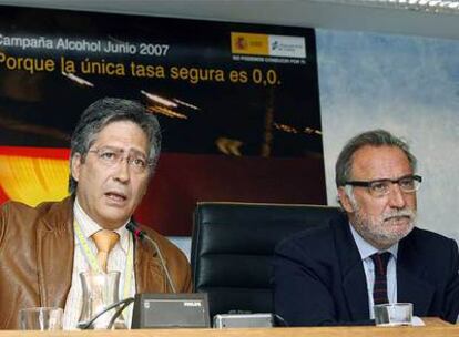 Pere Navarro y Alberto de Pinto, durante la presentación de la nueva campaña.