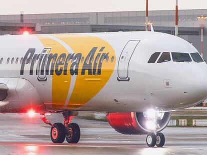 Avi&oacute;n de la compa&ntilde;&iacute;a Primera Air.