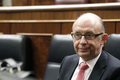 El ministro de Hacienda, Cristóbal Montoro.