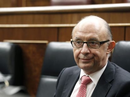 El ministro de Hacienda, Cristóbal Montoro.