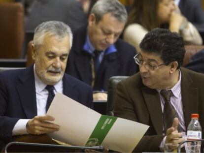 José Antonio Griñán y Diego Valderas.