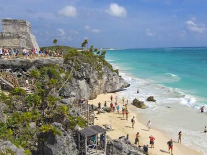 Ruinas mayas de Tulum, en el Estado mexicano de Quintana Roo.