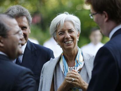 Christine Lagarde, en un acto en Londres.