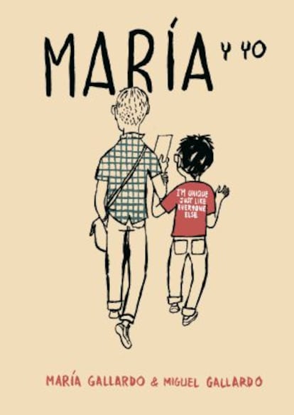 Portada de 'María y yo' de Miguel Gallardo