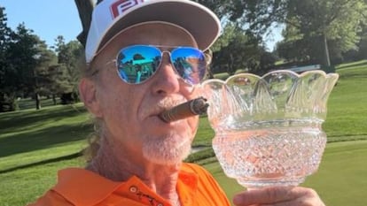 Jiménez, tras ganar este pasado domingo el grande sénior.