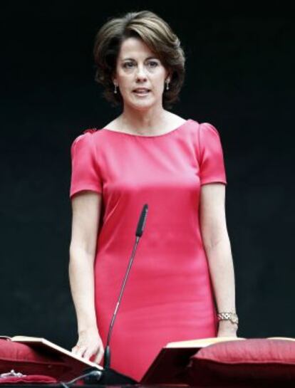 Yolanda Barcina toma de posesión.