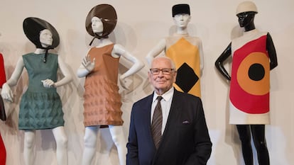 Pierre Cardin, em novembro de 2014, na inauguração de seu museu em Paris.