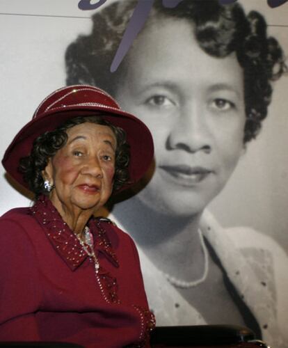 Dorothy Height, en una imagen de archivo de 2008.