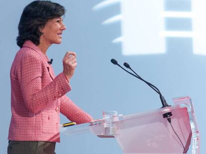 Ana Botín, presidenta de Santander.