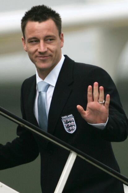 John Terry, futbolista de la selección inglesa.