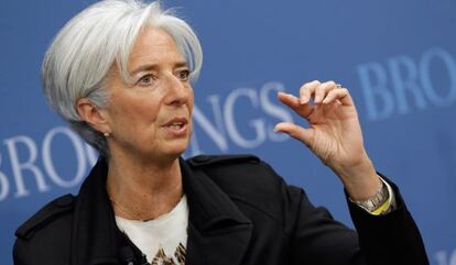 La directora gerente del FMI, Christine Lagarde.