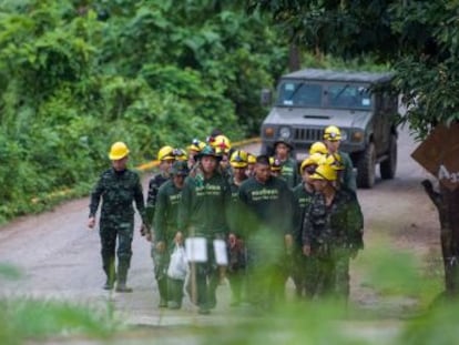 Ocho menores en total descansan a salvo en el hospital provincial de Chiang Rai