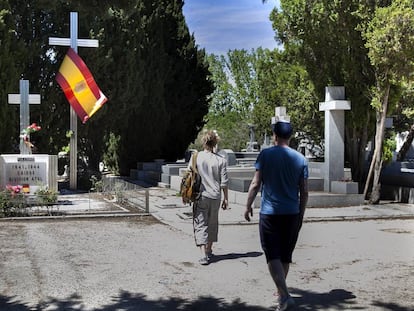 Homenaje a la franquista División Azul, que combatió con los nazis.