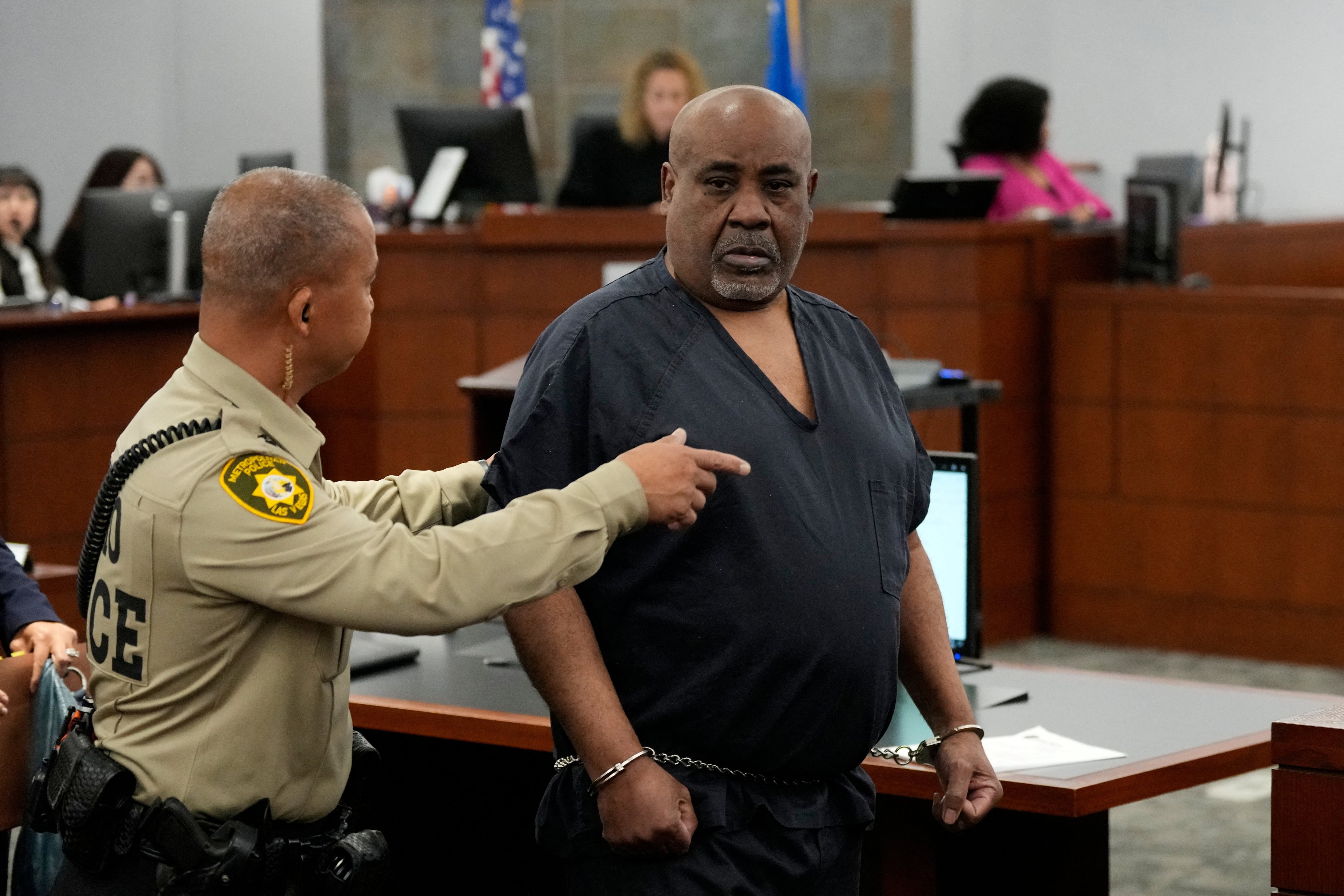 El pandillero culpado por el asesinato de Tupac Shakur, condenado a un mínimo de 40 años de cárcel