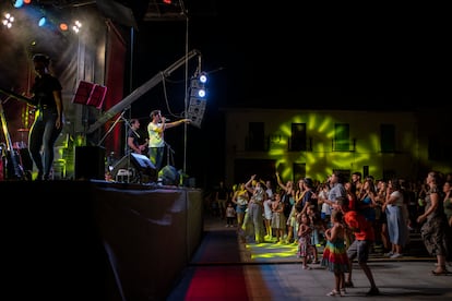 Concierto en unas fiestas patronales.