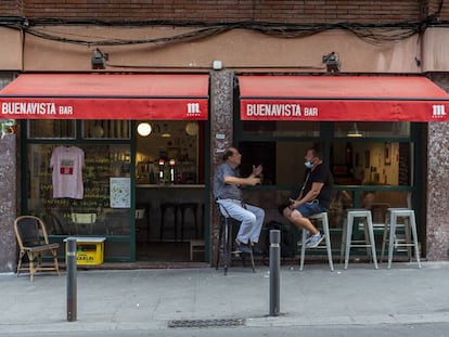 Bar Buenavista al barri d'Hostafrancs de Barcelona. 