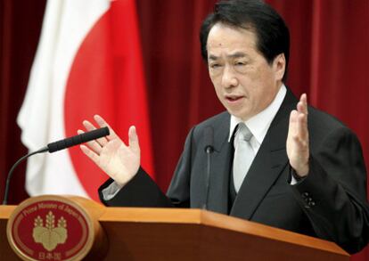 Naoto Kan, momentos antes de ser investido nuevo primer ministro japonés