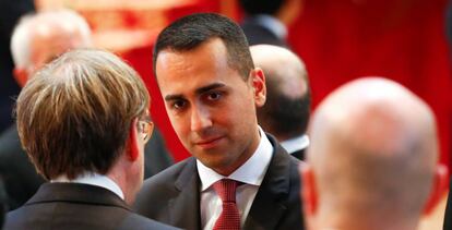 El vice primer ministro y ministro de Industria y Trabajo italiano, Luigi Di Maio. 