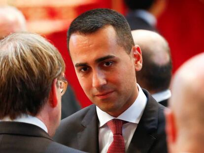 El vice primer ministro y ministro de Industria y Trabajo italiano, Luigi Di Maio. 