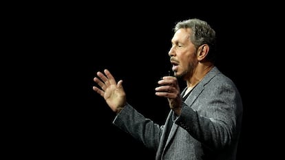 El presidente y fundador de Oracle, Larry Ellison, el 22 de octubre de 2018 en San Francisco, California.