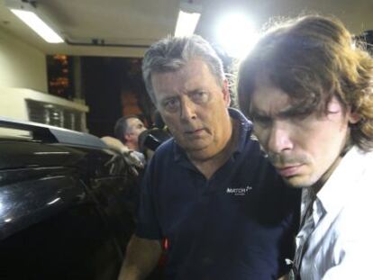 Raymond Whelan, cuando fue detenido.