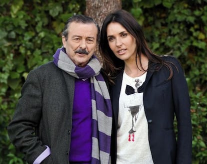 Los actores Juan Diego y Patricia Vico durante la presentación de 'Toledo'.