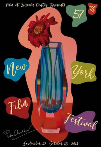Cartel diseñado por Almodóvar para la próxima edición del certamen.